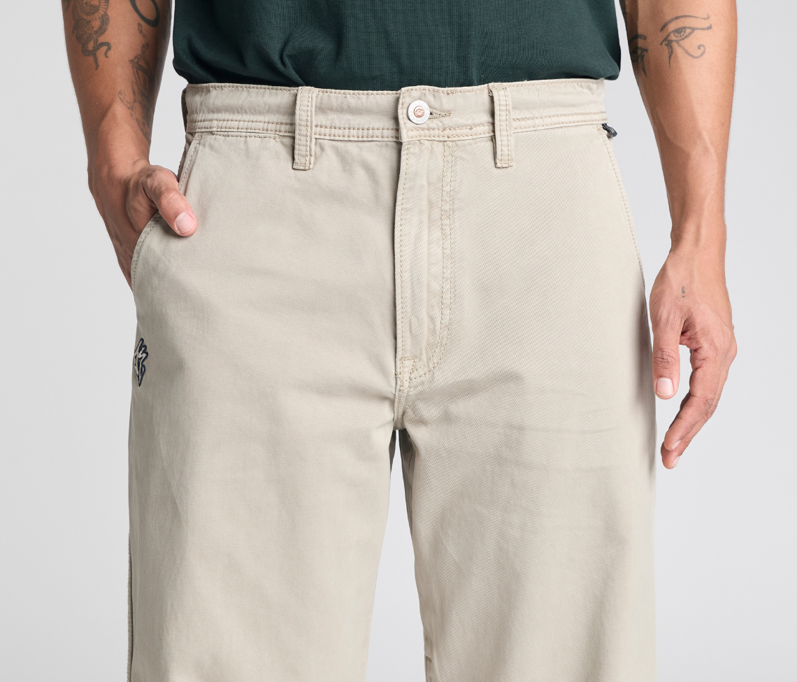 OLD SKOOL 24" KHAKI CHINO