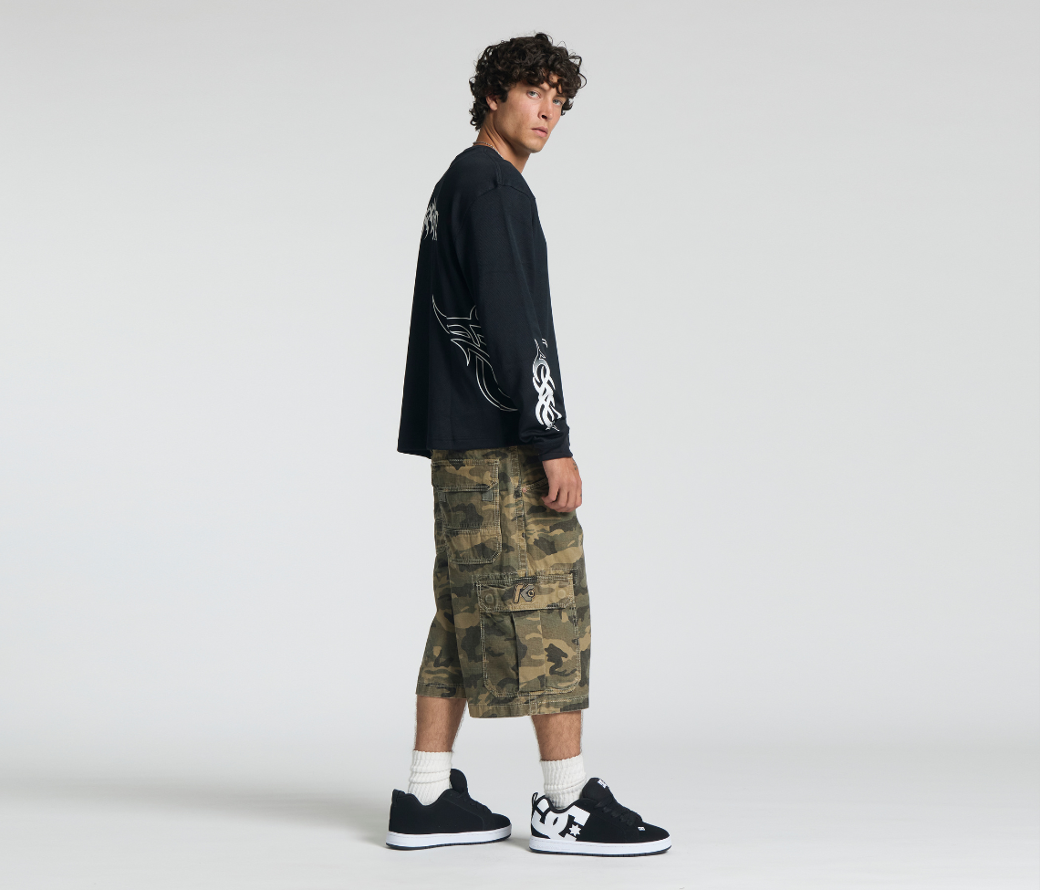 COMBAT CARGO SHORT 15" INSEAM CAMO