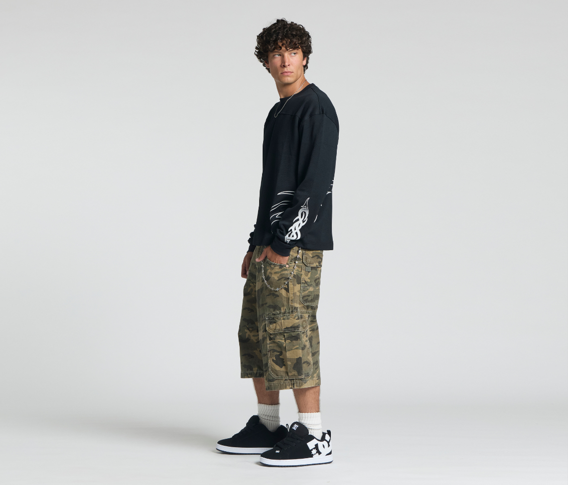 COMBAT CARGO SHORT 15" INSEAM CAMO