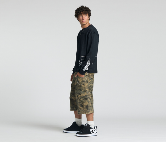 COMBAT CARGO SHORT 15" INSEAM CAMO