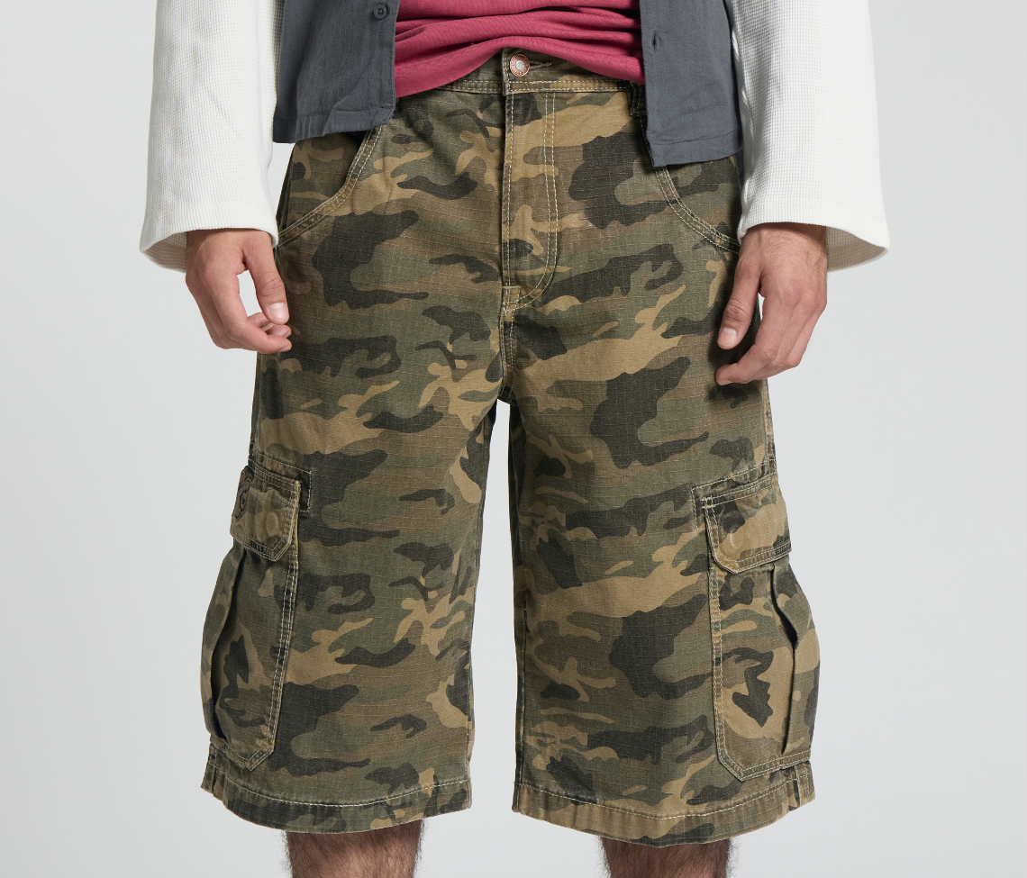 COMBAT CARGO SHORT 15" INSEAM CAMO