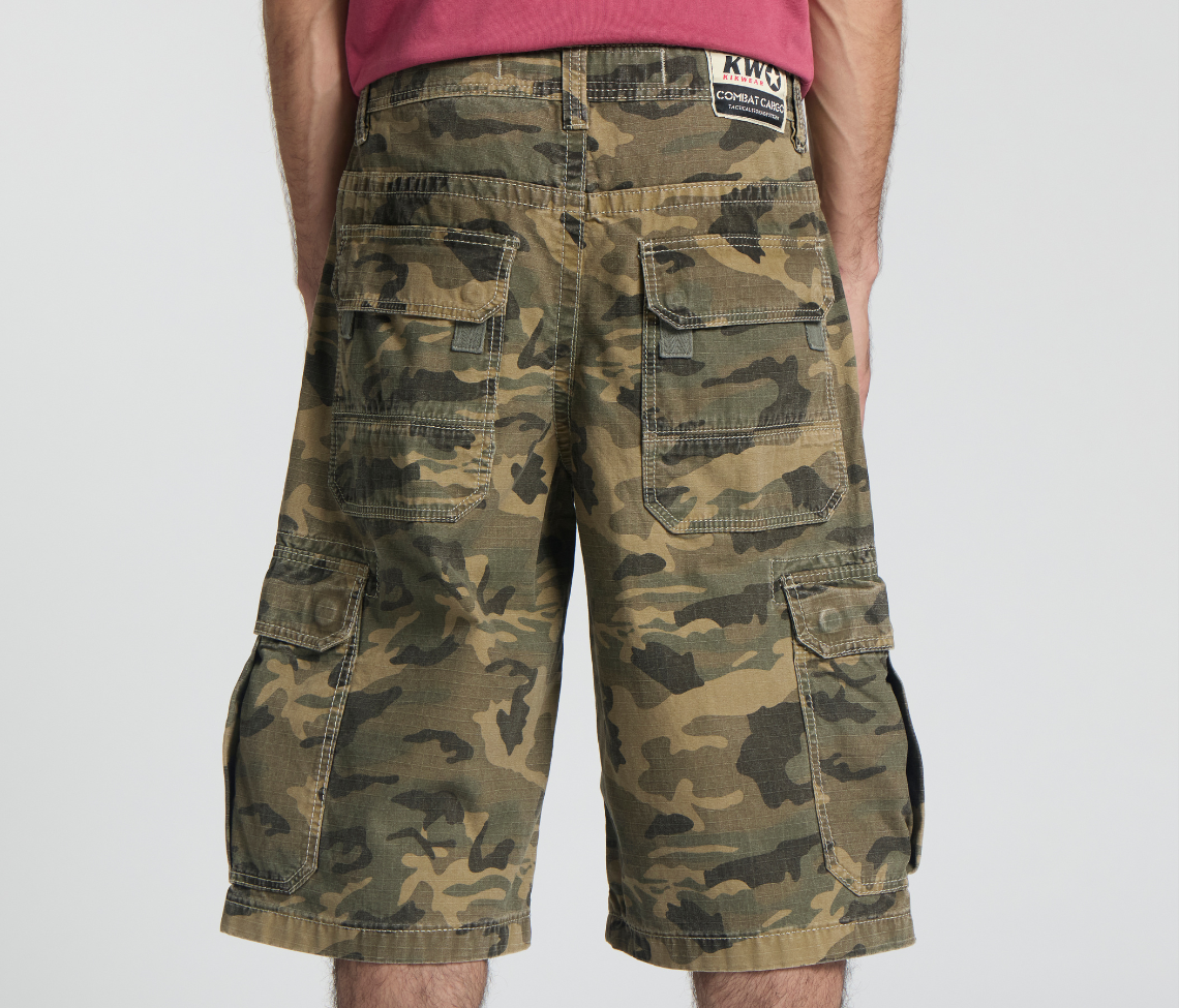COMBAT CARGO SHORT 15" INSEAM CAMO