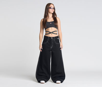 W EVIL KLOWN 28" SUPER BLACK RINSE