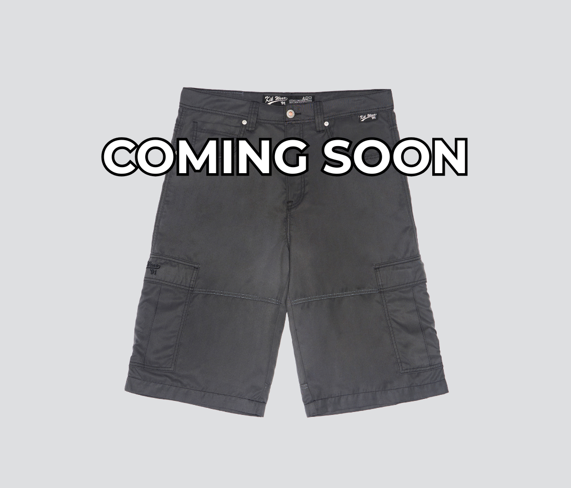 COMING SOON 20508 HYDRO CHILL MICROSUEDE SHORT 15" INSEAM CHARCOAL