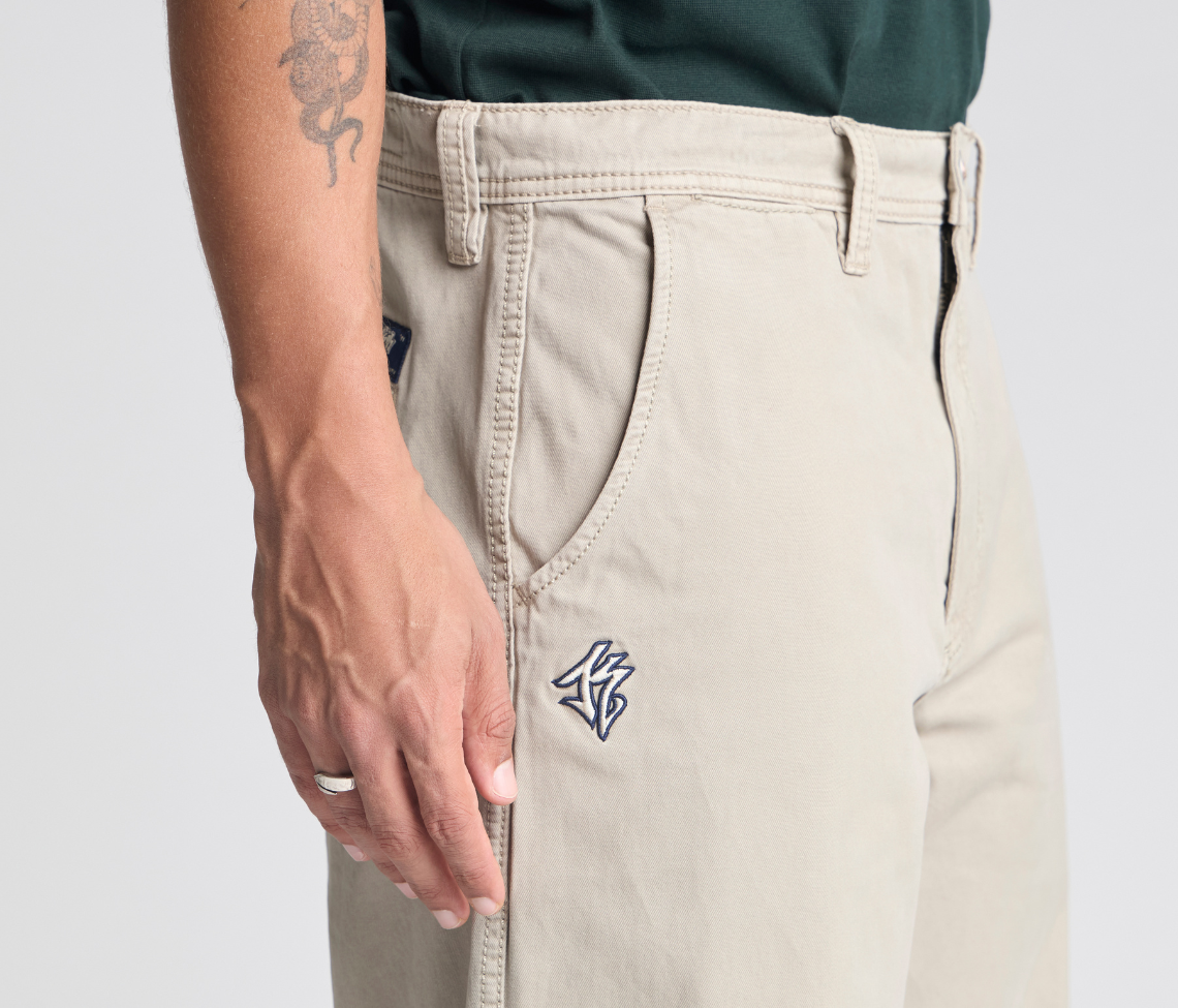 OLD SKOOL 24" KHAKI CHINO