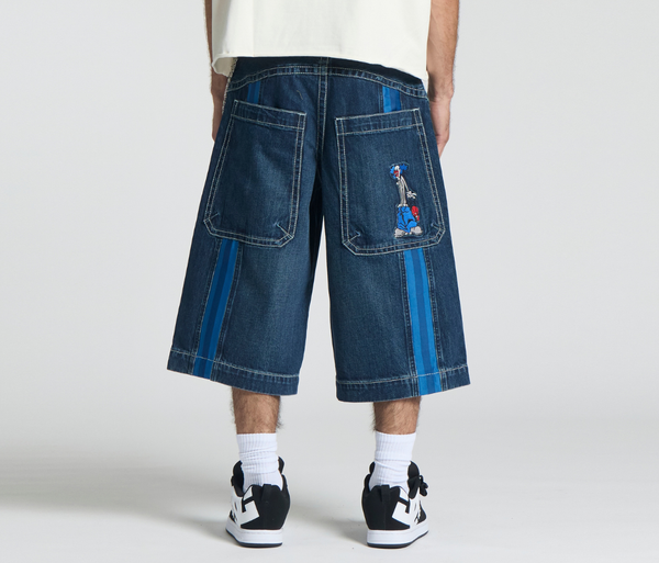 KRAZY KLOWN JORT 18" INSEAM AZUL DARK WASH