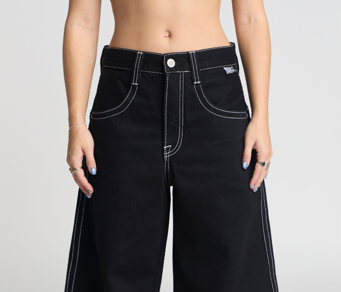 W EVIL KLOWN 28" SUPER BLACK RINSE