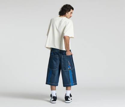 KRAZY KLOWN JORT 18" INSEAM AZUL DARK WASH