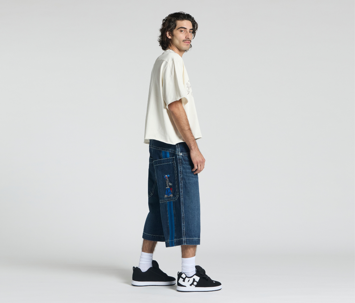 KRAZY KLOWN JORT 18" INSEAM AZUL DARK WASH