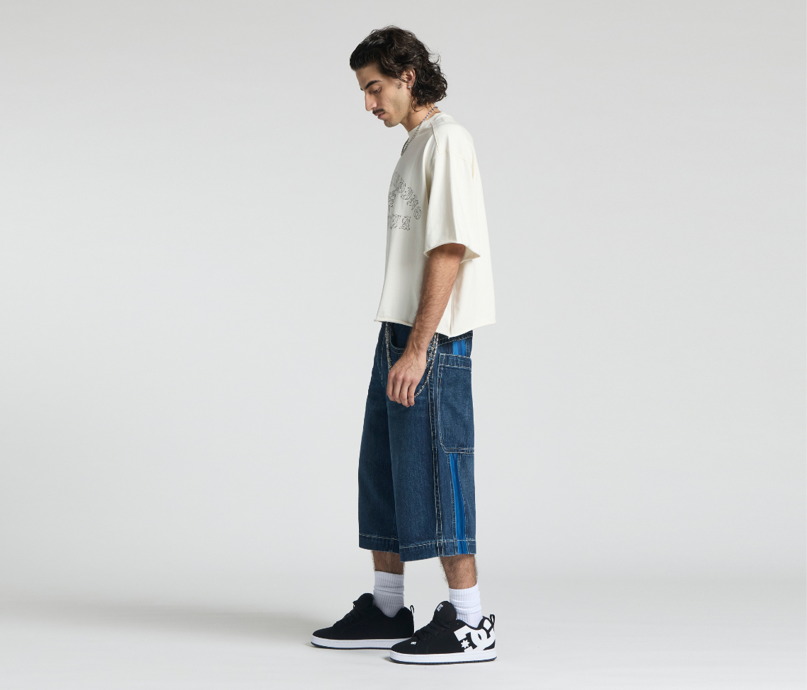 KRAZY KLOWN JORT 18" INSEAM AZUL DARK WASH