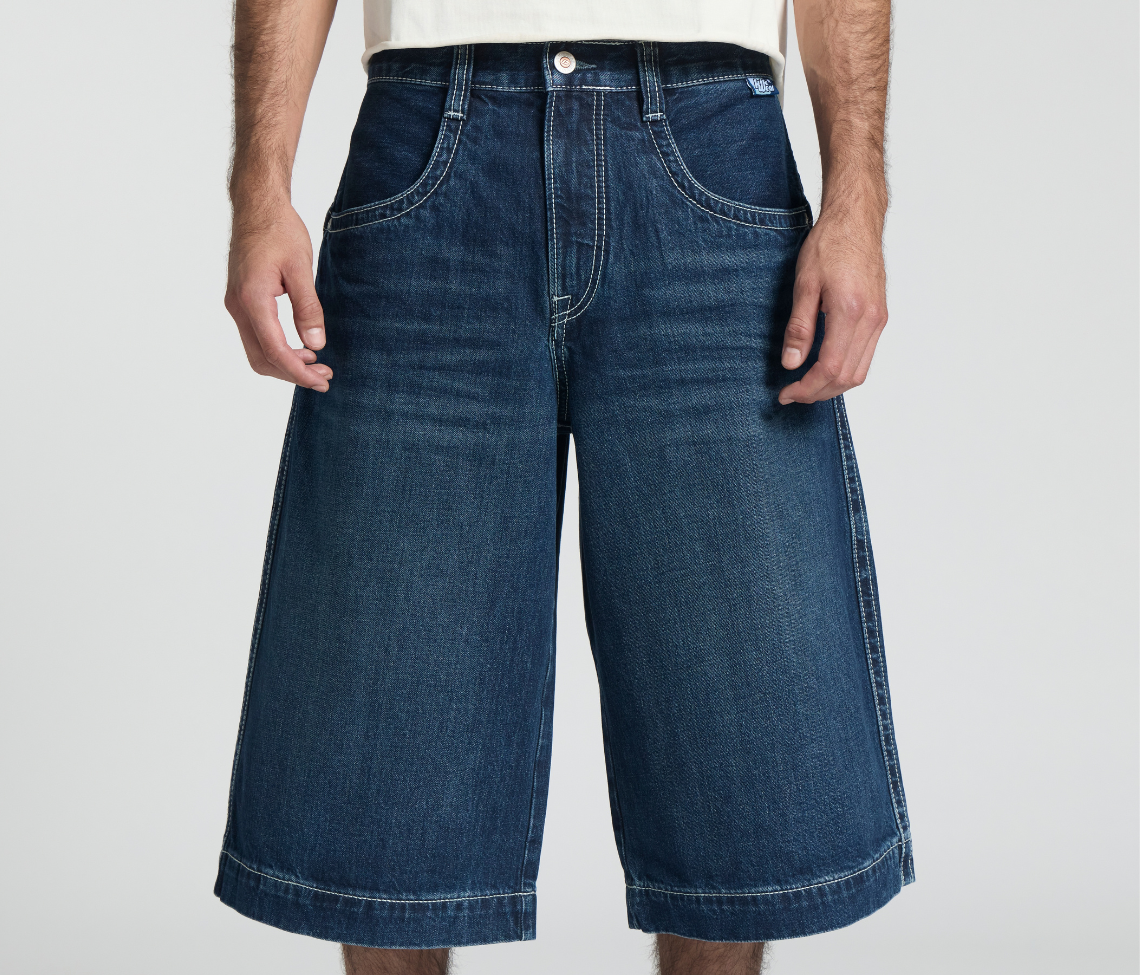 KRAZY KLOWN JORT 18" INSEAM AZUL DARK WASH