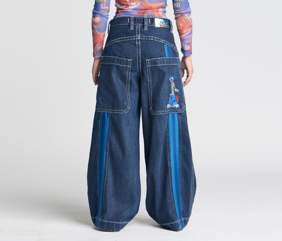 W KRAZY KLOWN 28" AZUL DARK WASH