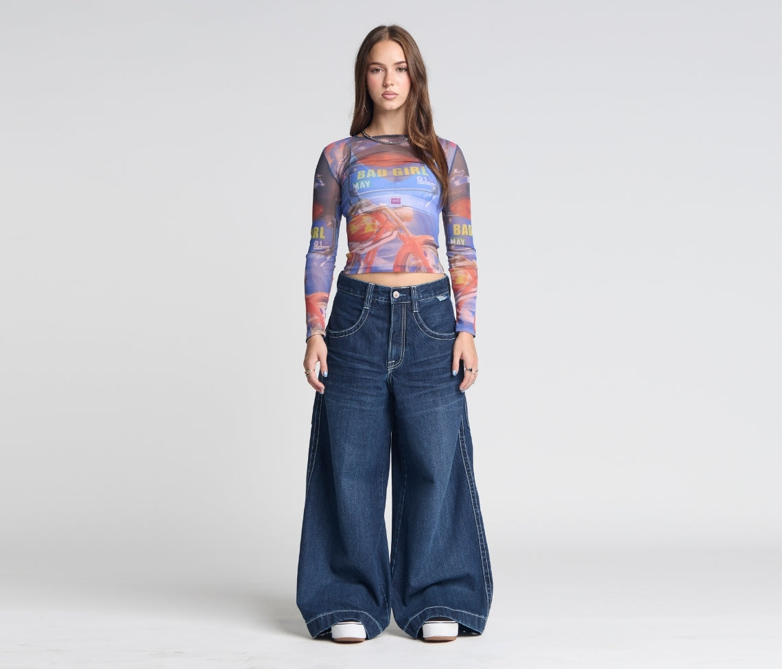 W KRAZY KLOWN 28" AZUL DARK WASH