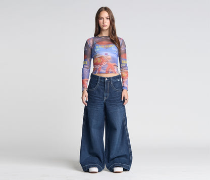 W KRAZY KLOWN 28" AZUL DARK WASH