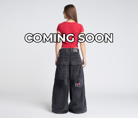 COMING SOON W KING KORDZ 36" 3-WALE CORDUROY CHARCOAL
