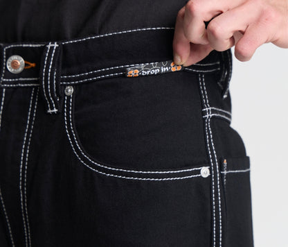 SUPREME REFLEKTIVE K-HOLE 26" SUPER BLACK RINSE￼