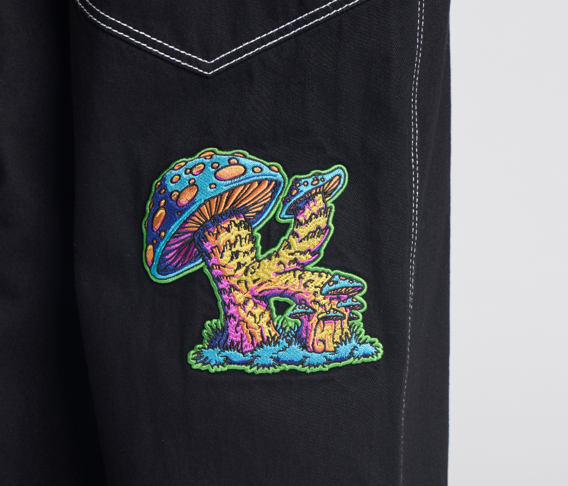 SUPREME MAGIC MUSHROOM 26" SUPER BLACK RINSE