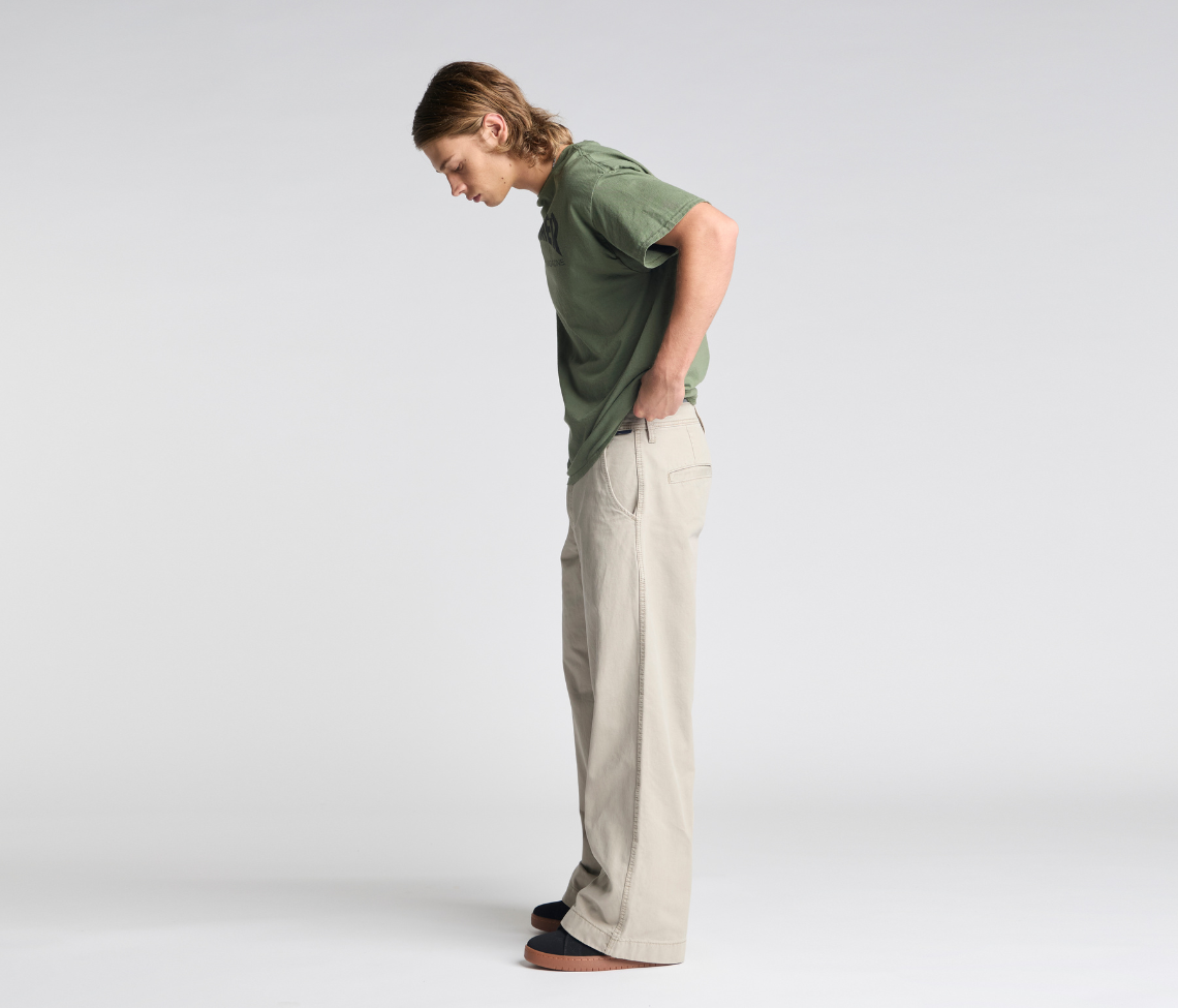 OLD SKOOL 24" KHAKI CHINO