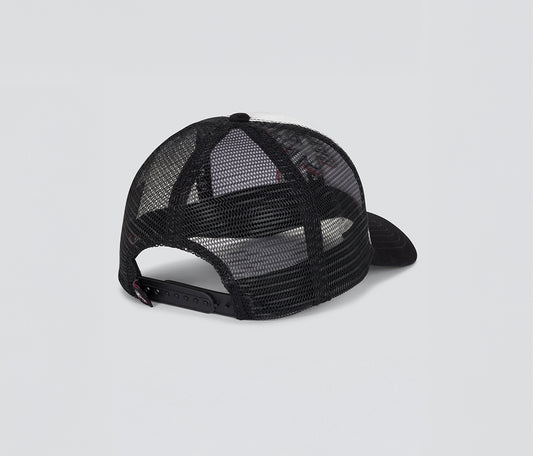 ASTRO K DENIM TRUCKER CAP WHITE