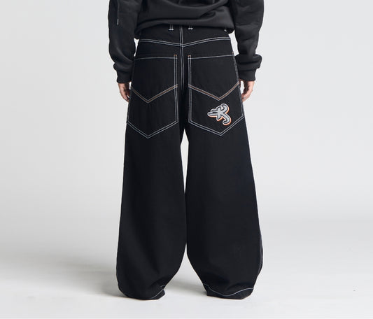 W SUPREME REFLEKTIVE K-HOLE 26" SUPER BLACK RINSE