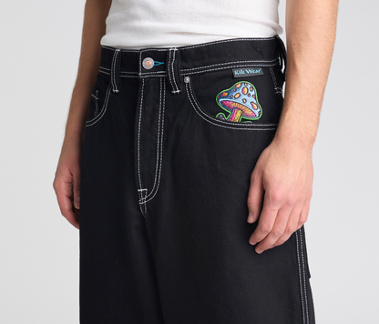 SUPREME MAGIC MUSHROOM 26" SUPER BLACK RINSE