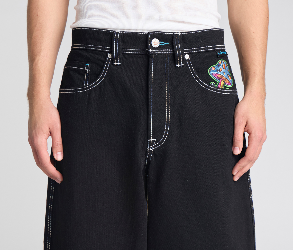 SUPREME MAGIC MUSHROOM 26" SUPER BLACK RINSE