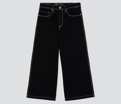 Kikwear Supreme Astro K wide leg jeans, 26-inch leg opening, super black rinse, photo 9
