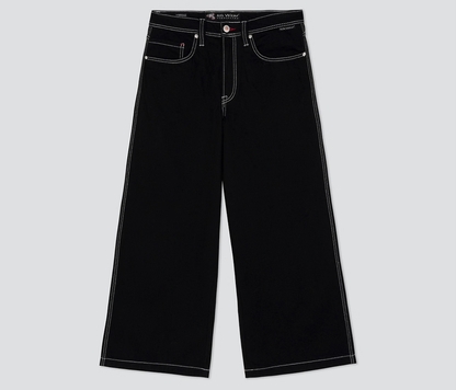 Kikwear Supreme Astro K wide leg jeans, 26-inch leg opening, super black rinse, photo 9