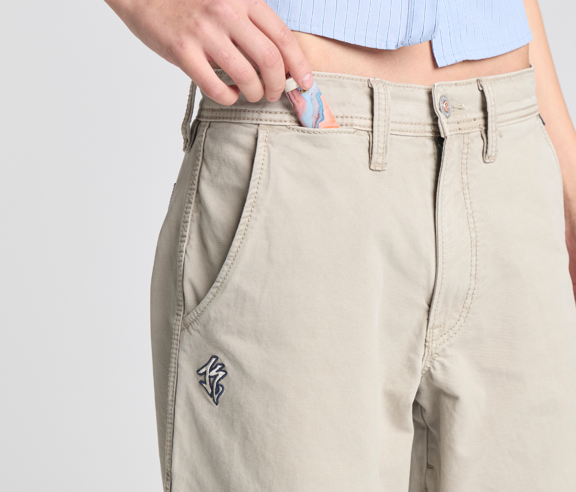 W OLD SKOOL 24" KHAKI CHINO