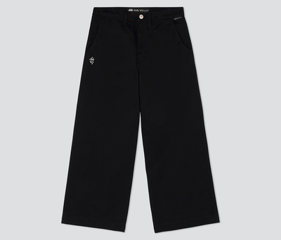 Kikwear Old Skool wide leg chino pants, 24-inch leg opening, black, photo 10