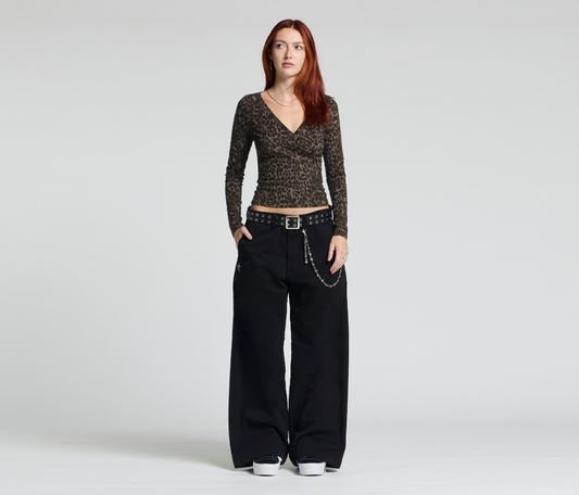 W OLD SKOOL 24" BLACK CHINO