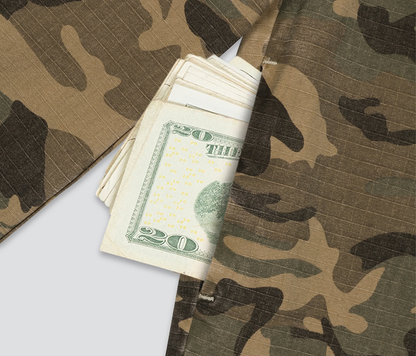 COMBAT CARGO SHORT 15" INSEAM CAMO