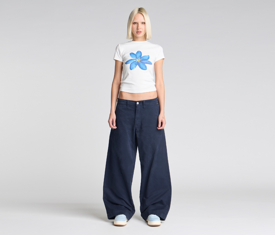 W OLD SKOOL 24" NAVY CHINO