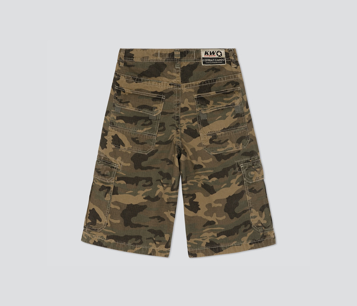 COMBAT CARGO SHORT 15" INSEAM CAMO