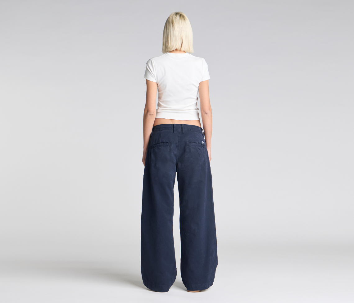 W OLD SKOOL 24" NAVY CHINO