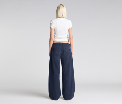 W OLD SKOOL 24" NAVY CHINO