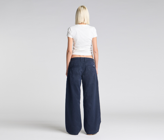 W OLD SKOOL 24" NAVY CHINO