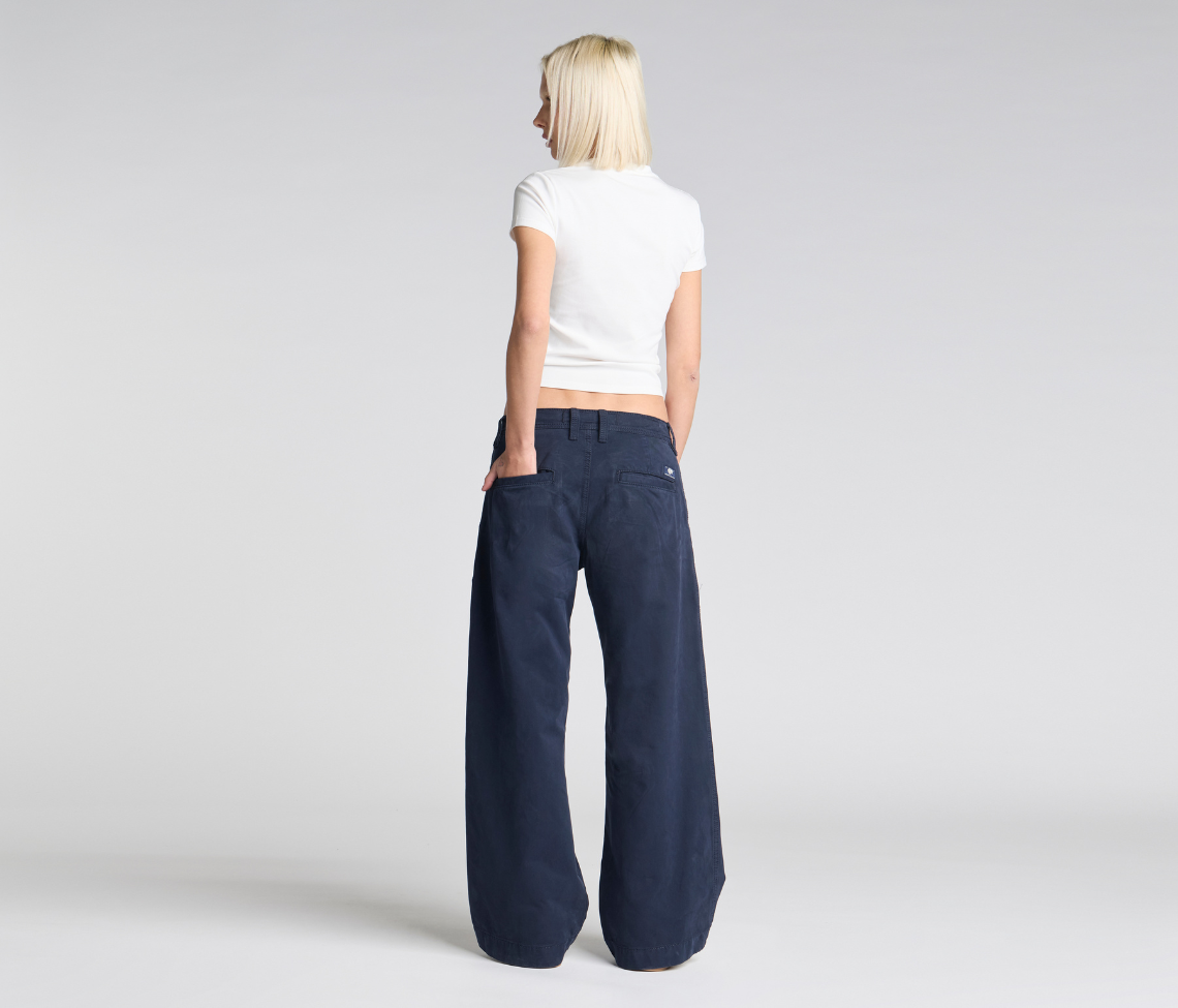 W OLD SKOOL 24" NAVY CHINO