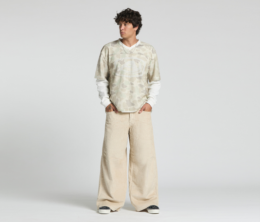 SUPREME KORDZ 26" 3-WALE CORDUROY KHAKI V2