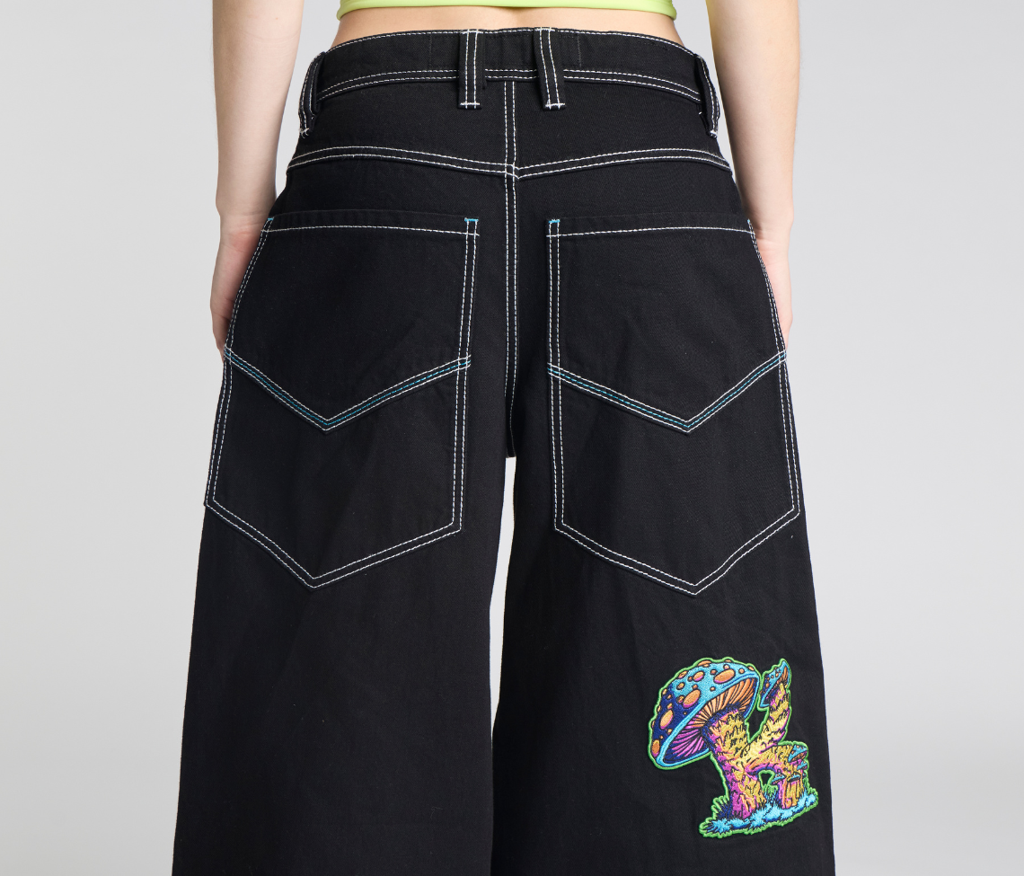 W SUPREME MAGIC MUSHROOM 26" SUPER BLACK RINSE