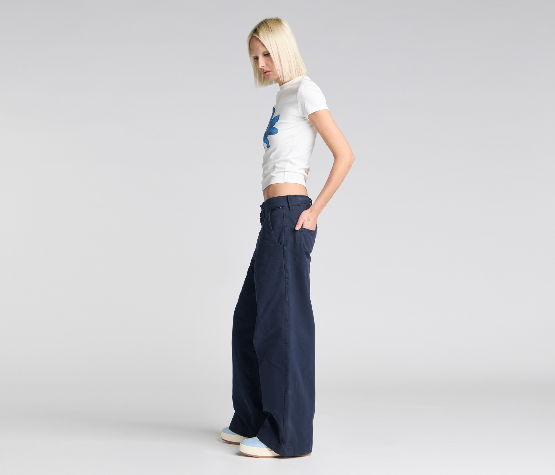 W OLD SKOOL 24" NAVY CHINO