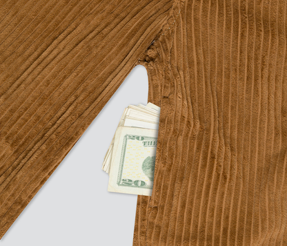 GRAFFITI CORDUROY SHORT 15" INSEAM TOBACCO