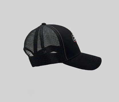 ASTRO K DENIM TRUCKER CAP BLACK