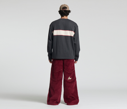 SUPREME KORDZ 26" 3-WALE CORDUROY BURGUNDY