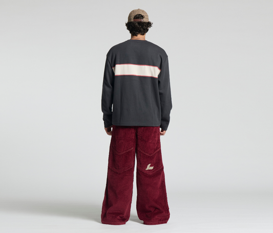 SUPREME KORDZ 26" 3-WALE CORDUROY BURGUNDY