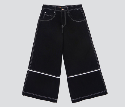 W 1836 REFLEKTOR 36" WIDE LEG SUPER BLACK RINSE