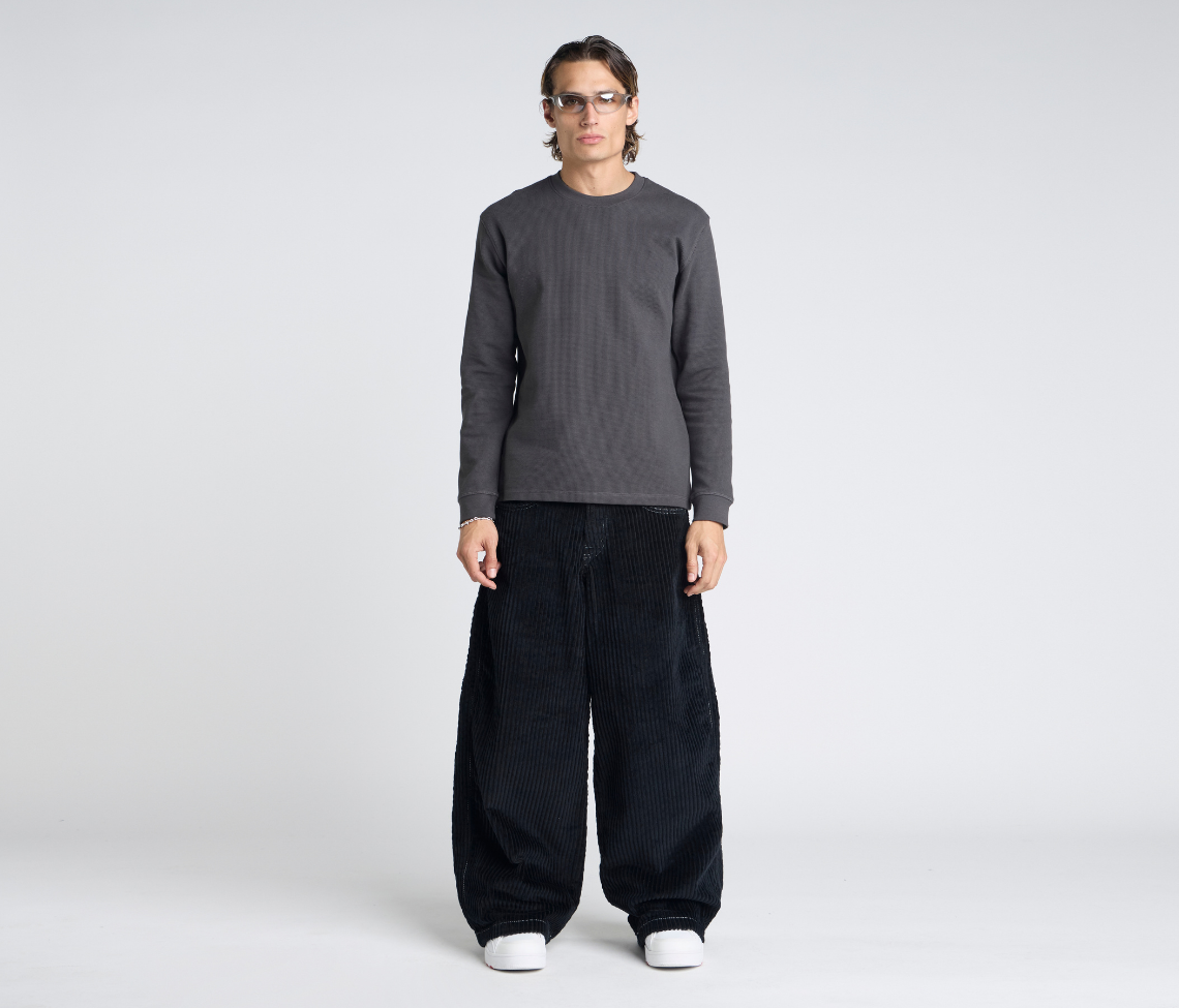 SUPREME KORDZ 26" 3-WALE CORDUROY BLACK