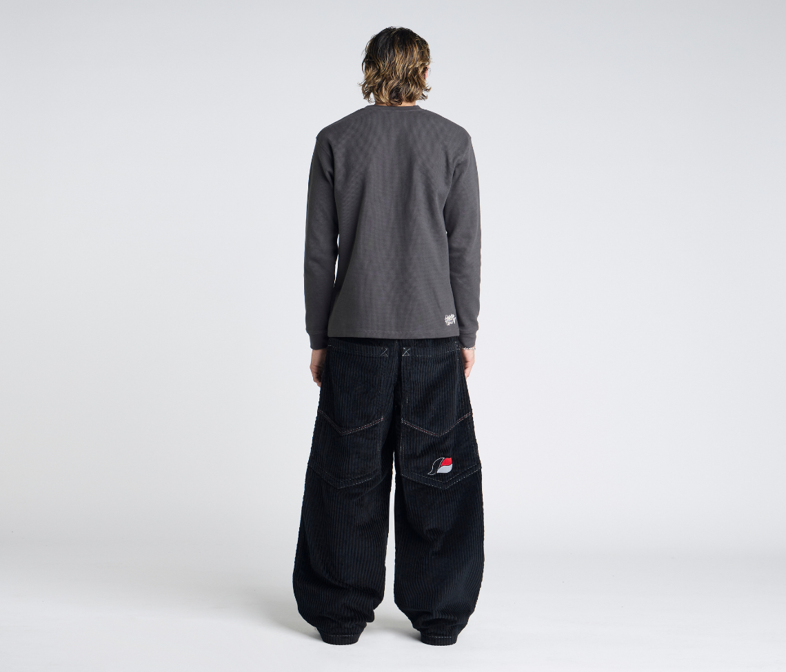 SUPREME KORDZ 26" 3-WALE CORDUROY BLACK