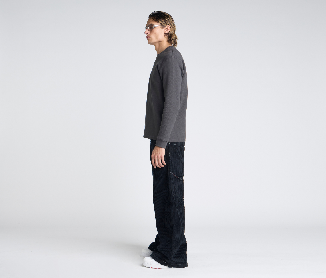 SUPREME KORDZ 26" 3-WALE CORDUROY BLACK