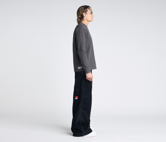 SUPREME KORDZ 26" 3-WALE CORDUROY BLACK
